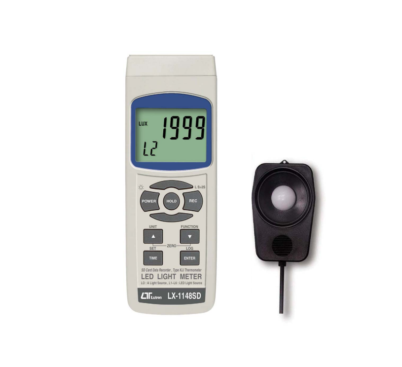 Lutron 記憶式LED照度/溫度計 LX-1148SD