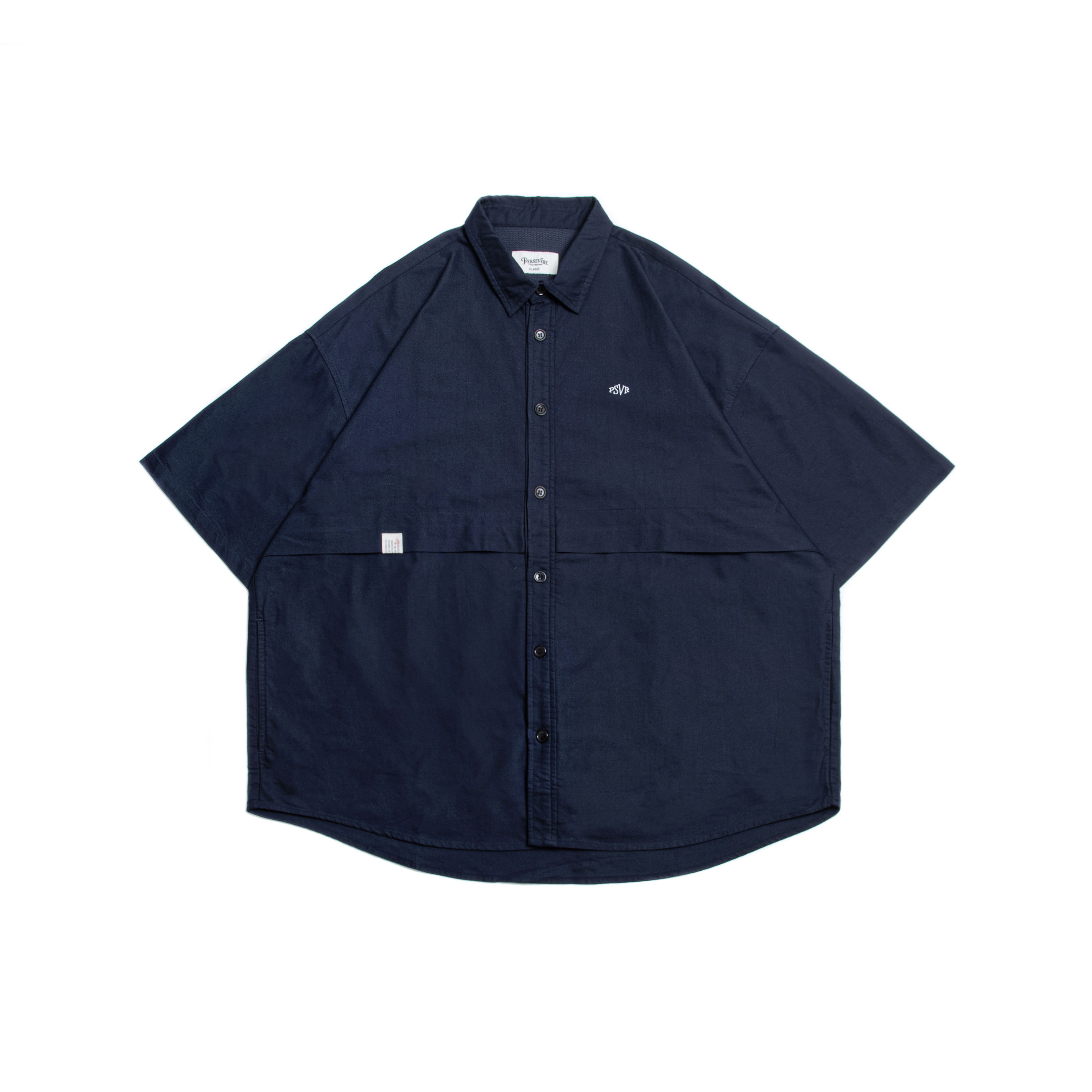 PSVR SPLICED DESIGN OVERSIZED SHIRT