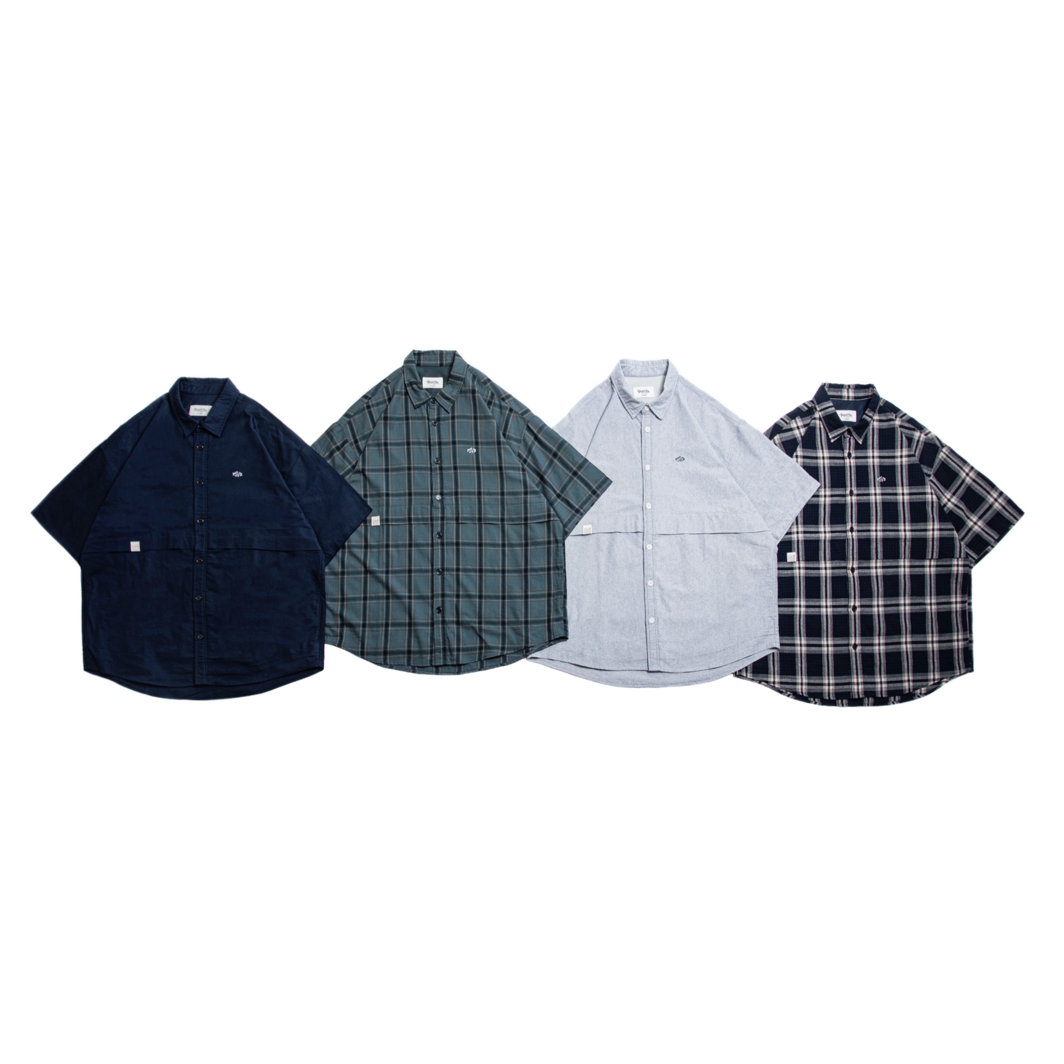 PSVR SPLICED DESIGN OVERSIZED SHIRT