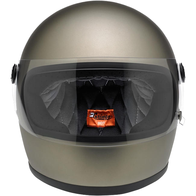 BILTWELL GRINGO S FLAT TITANIUM 全罩 樂高帽