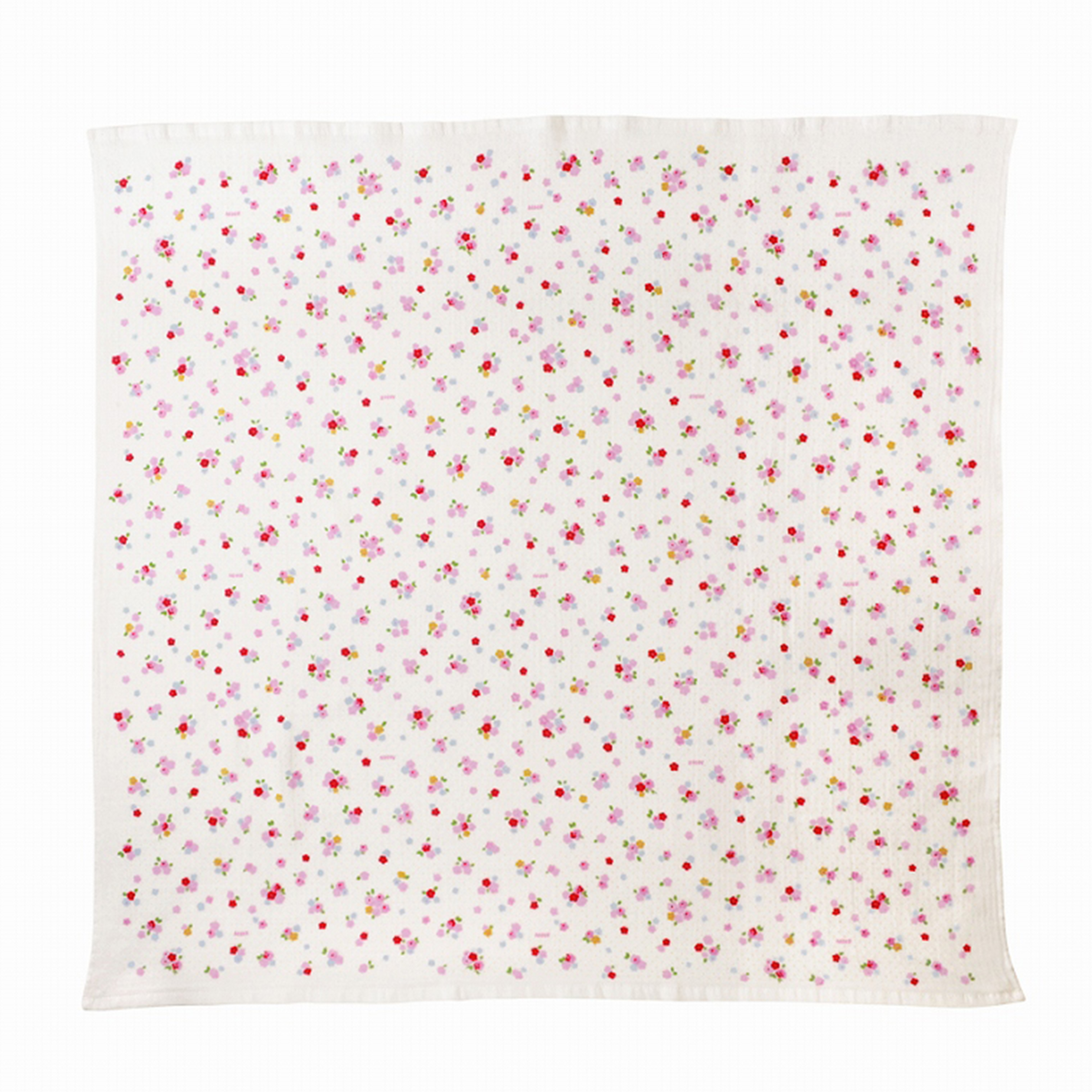 紗布浴巾-小花