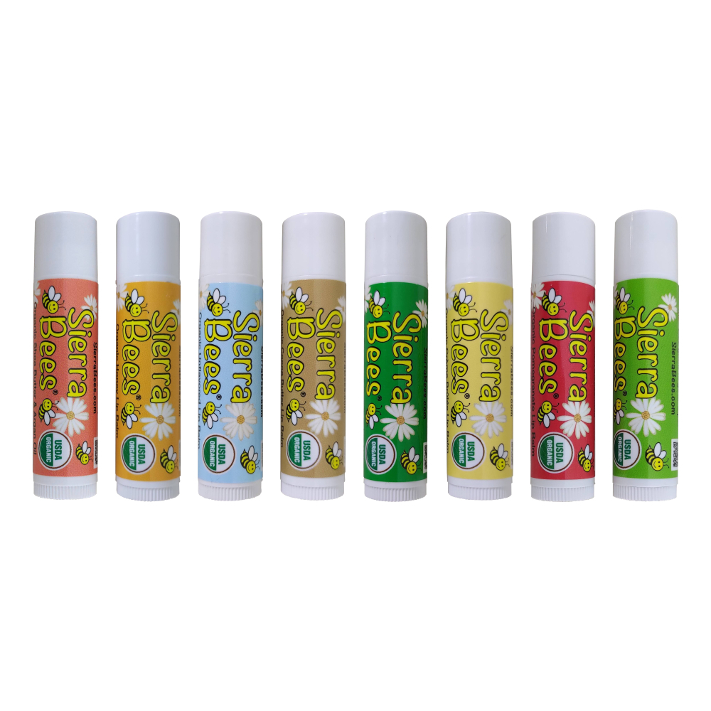 【SierraBees】有機潤唇膏 (8入)