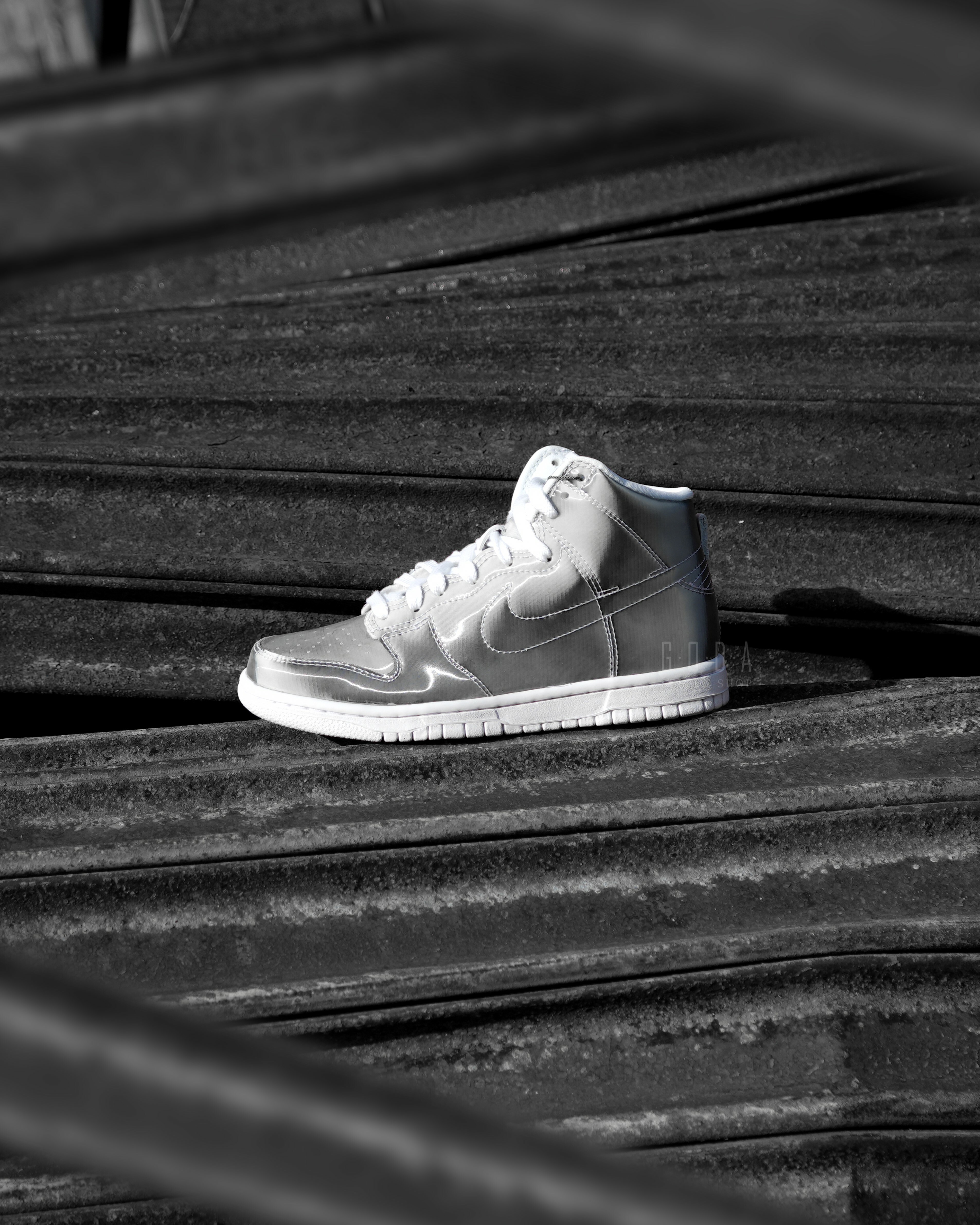 CLOT x NIKE DUNK HIGH FLUX 陳冠希聯名款 液態銀 金屬質感 銀色 DH4444-900