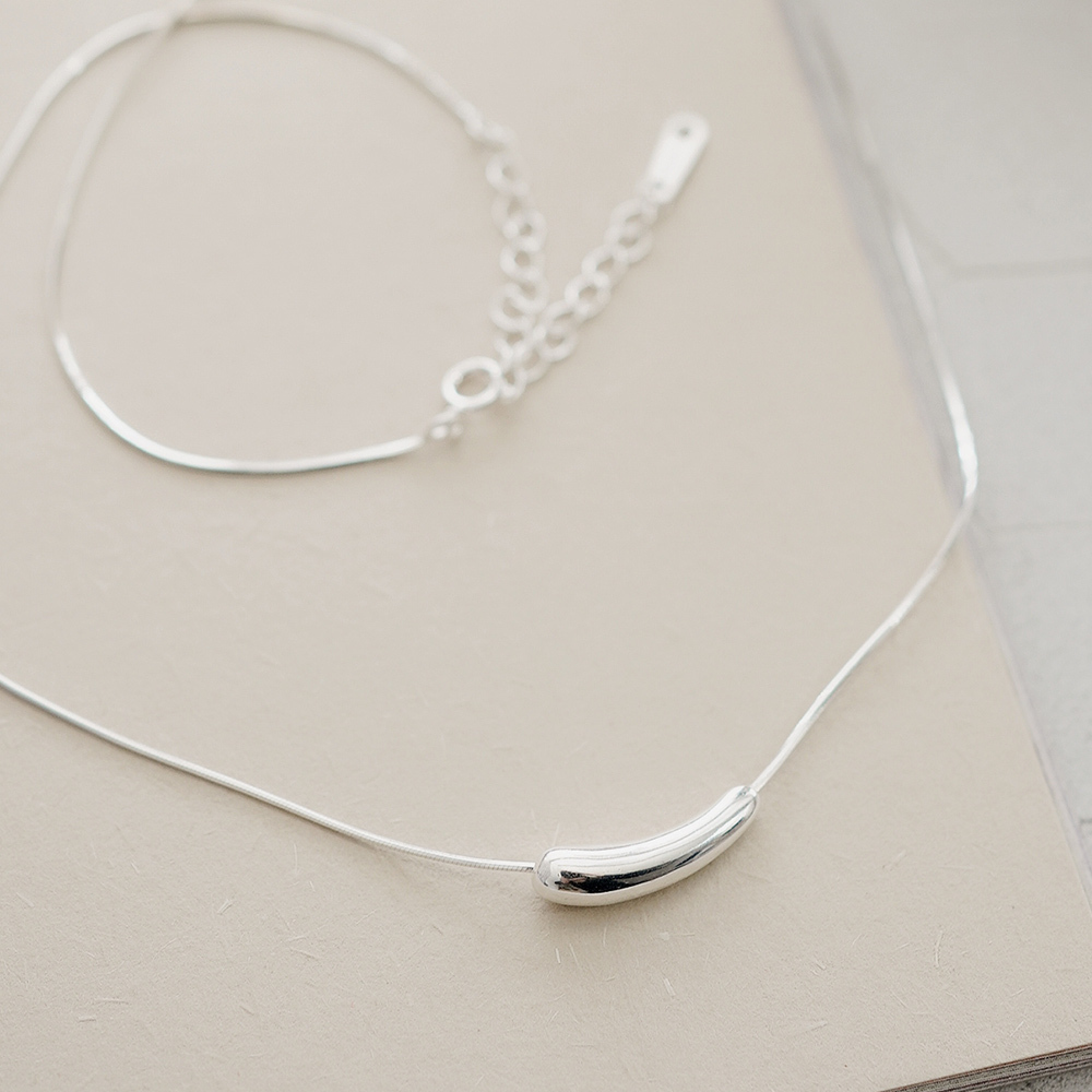 耀眼如星純銀項鍊/SN923 | 水滴鎖骨鍊 OL職場必備 百搭耐看 蛇鏈 情人節禮物