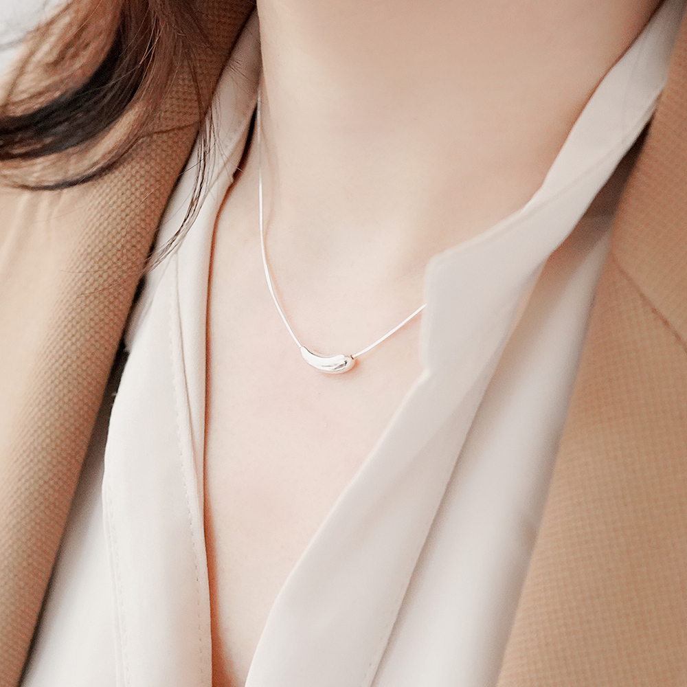 耀眼如星純銀項鍊/SN923 | 水滴鎖骨鍊 OL職場必備 百搭耐看 蛇鏈 情人節禮物