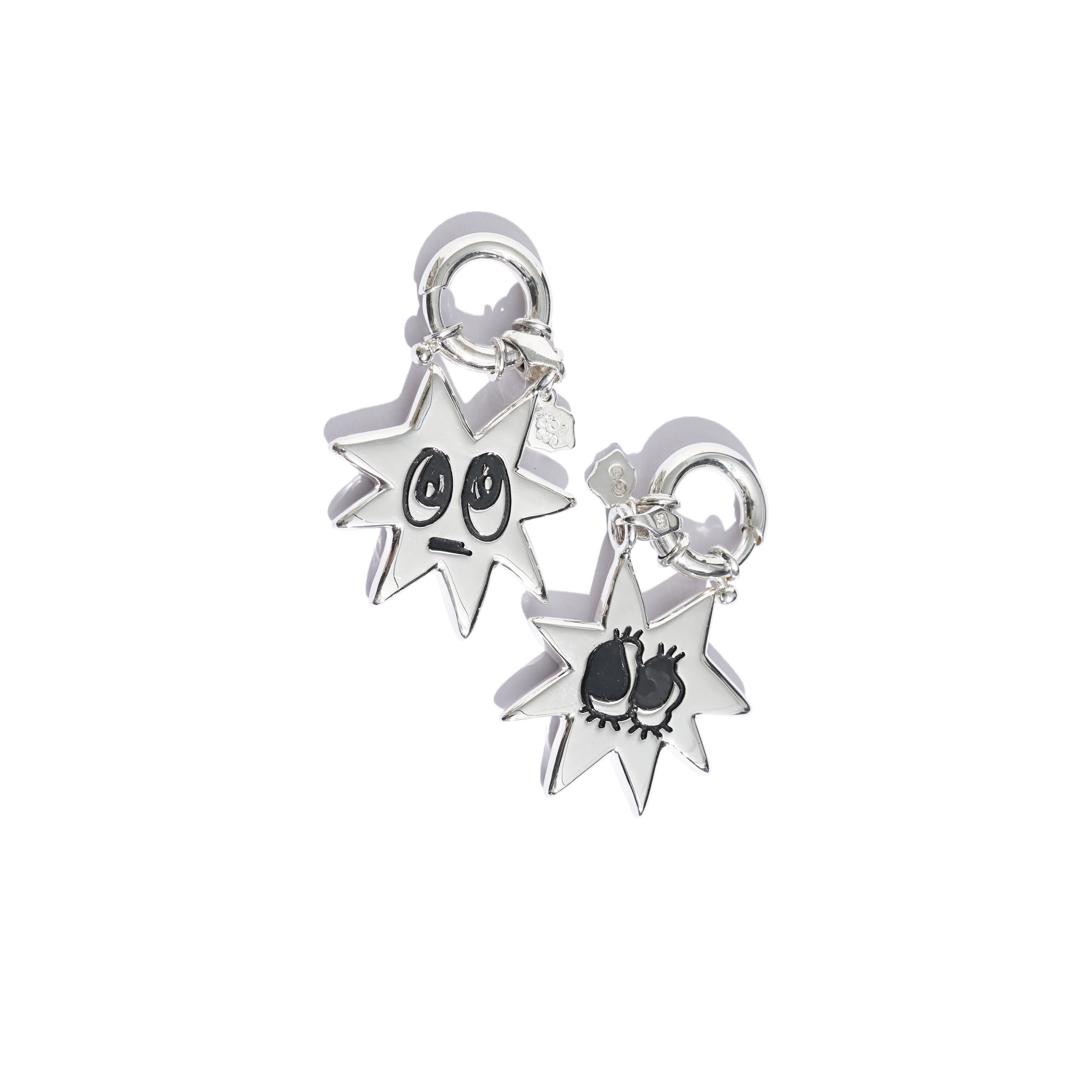 AOI Two Faces Twinkle Star 雙面閃閃星 925 銀吊飾