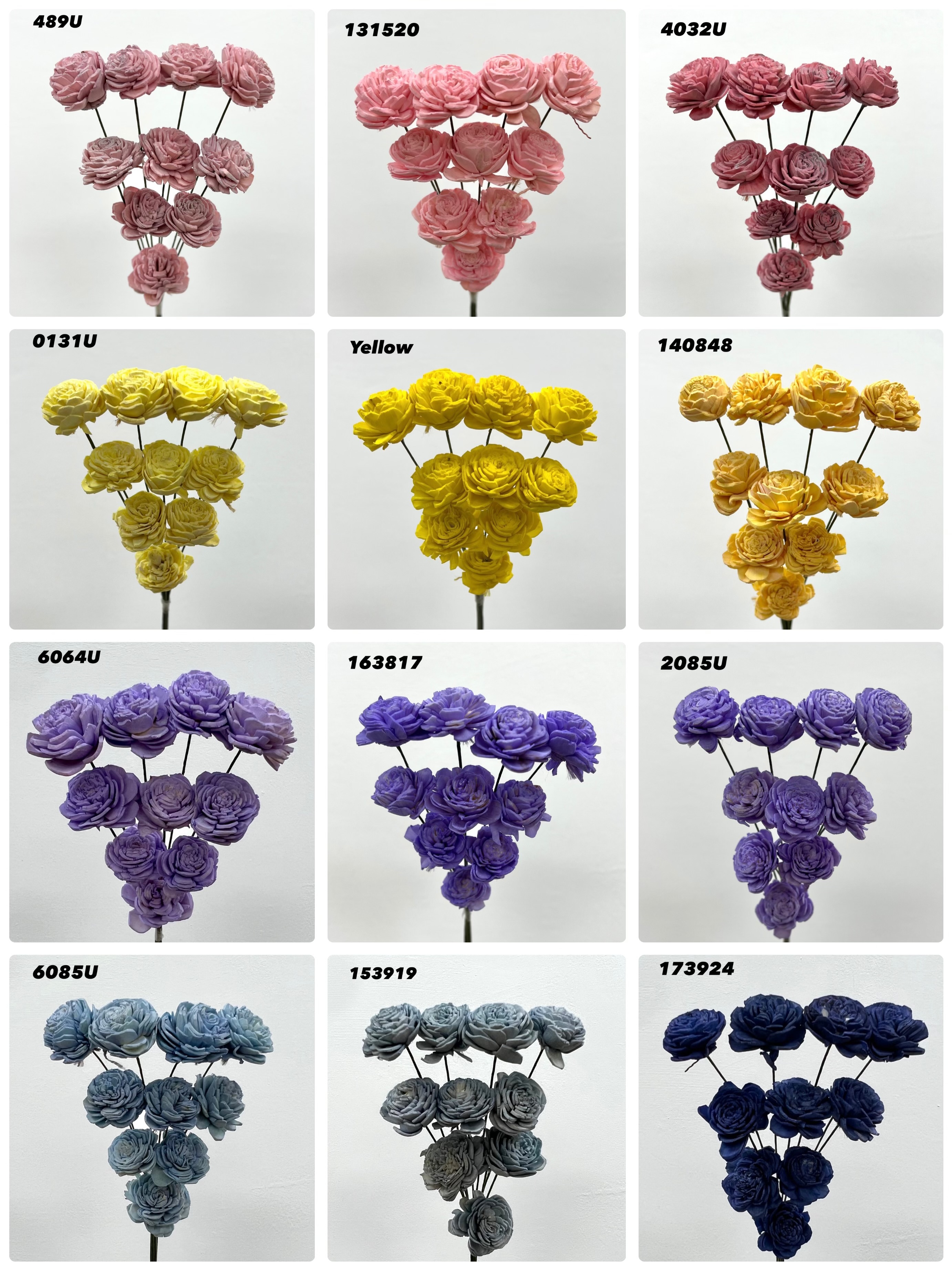 印度索拉玫瑰 32085系列 (3公分) <十支一把>