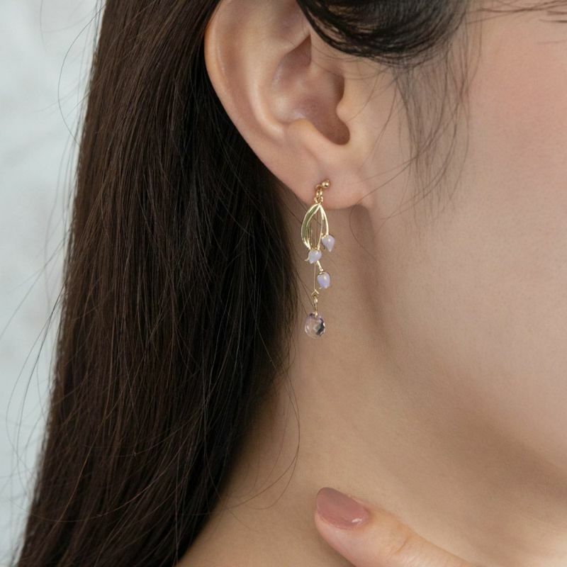 氣質鈴蘭耳環