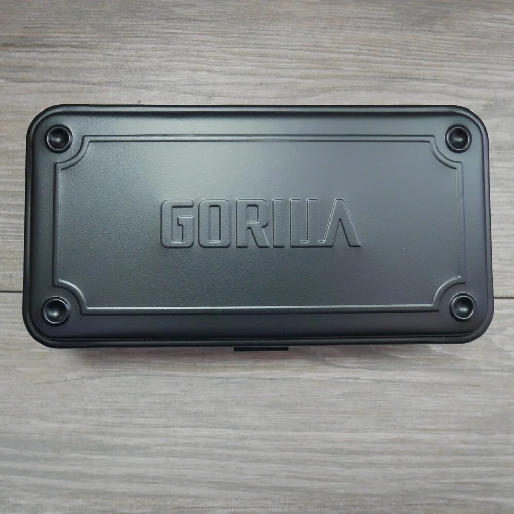 Gorilla 0013 霧黑色高張力鋼工具箱 日本製造 (附贈專用EVA泡綿)