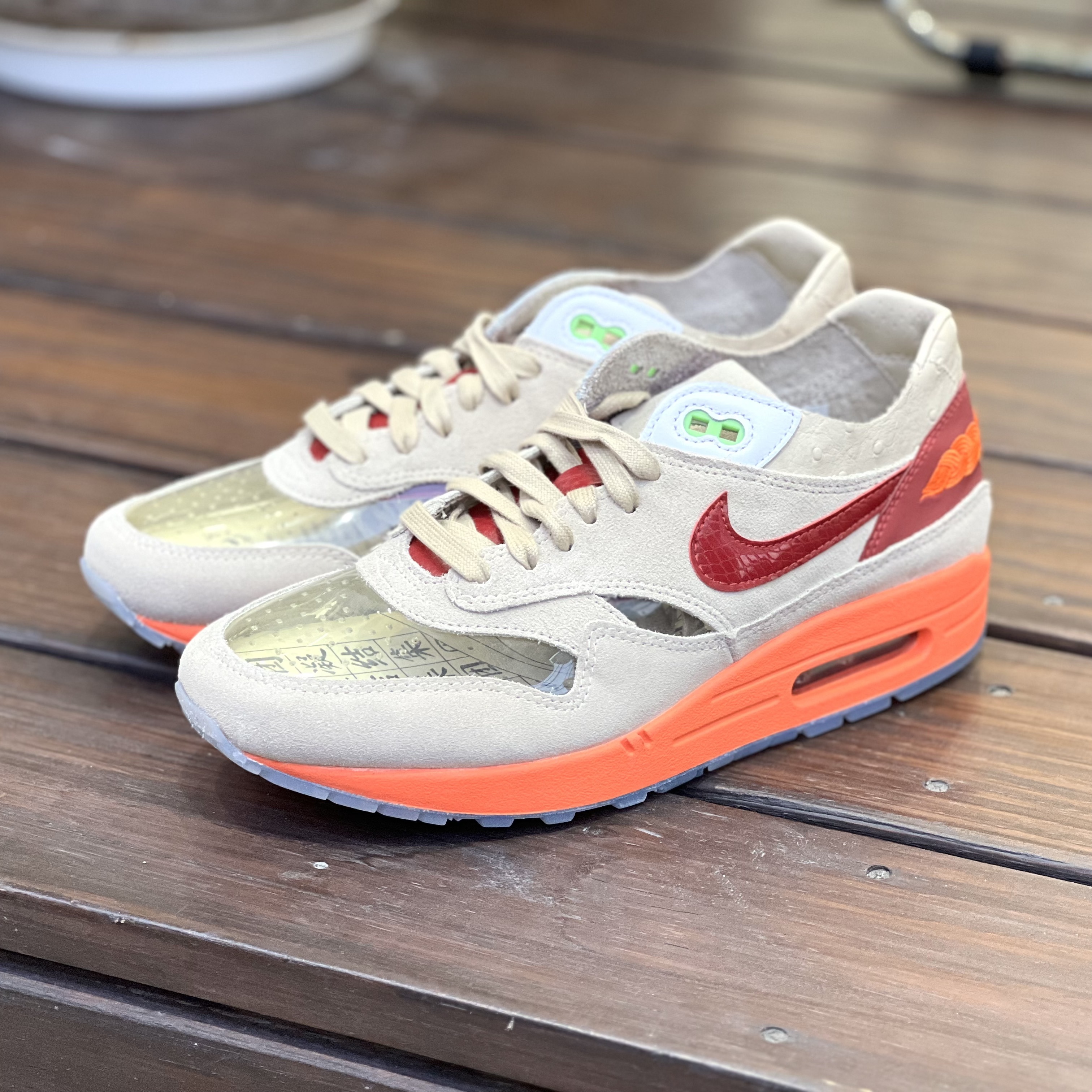 NIKE AIR MAX 1 X CLOT KISS OF DEATH 死亡之吻 氣墊 初代 米橘 DD1870-100