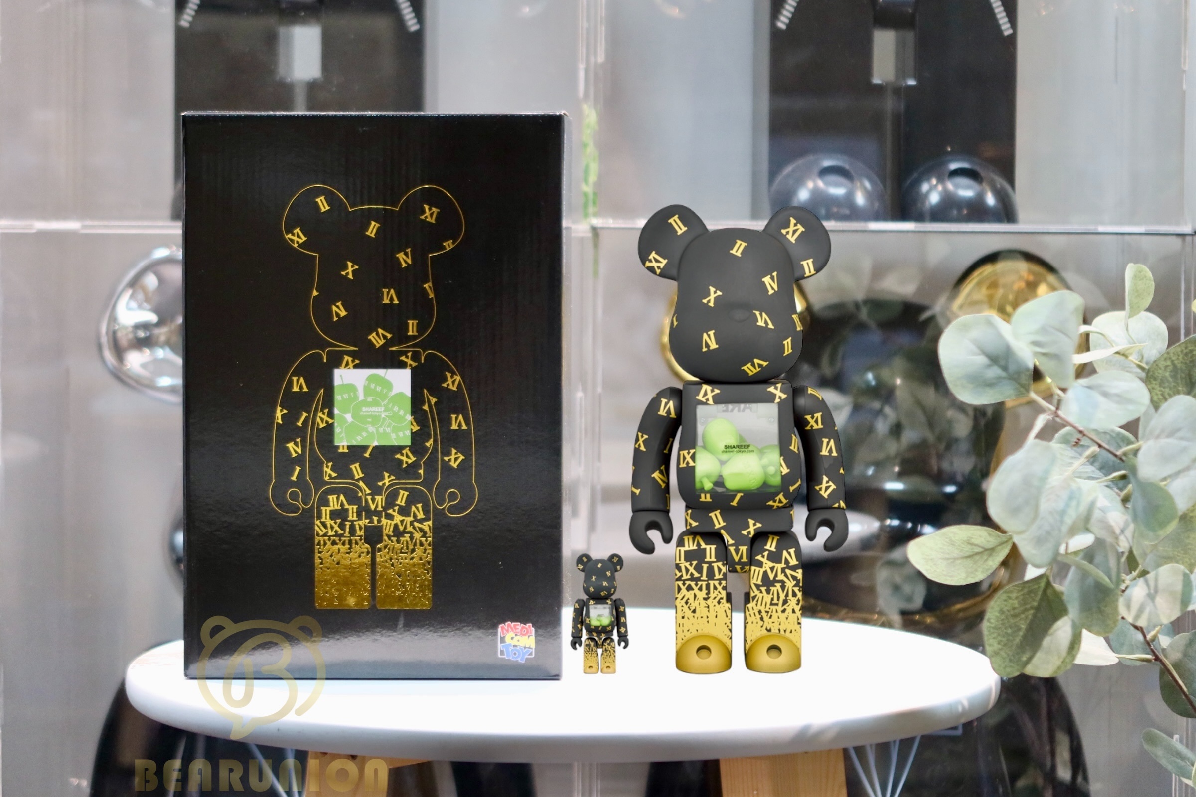 🥇現貨🥇Bearbrick 400% 100% SHAREEF 蘋果