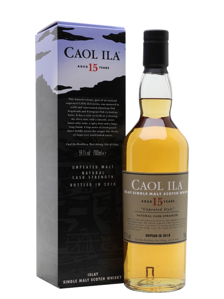 Caol Ila 15 Year Old Unpeated Cask Strength 2018 Release - 70cl/59.1%