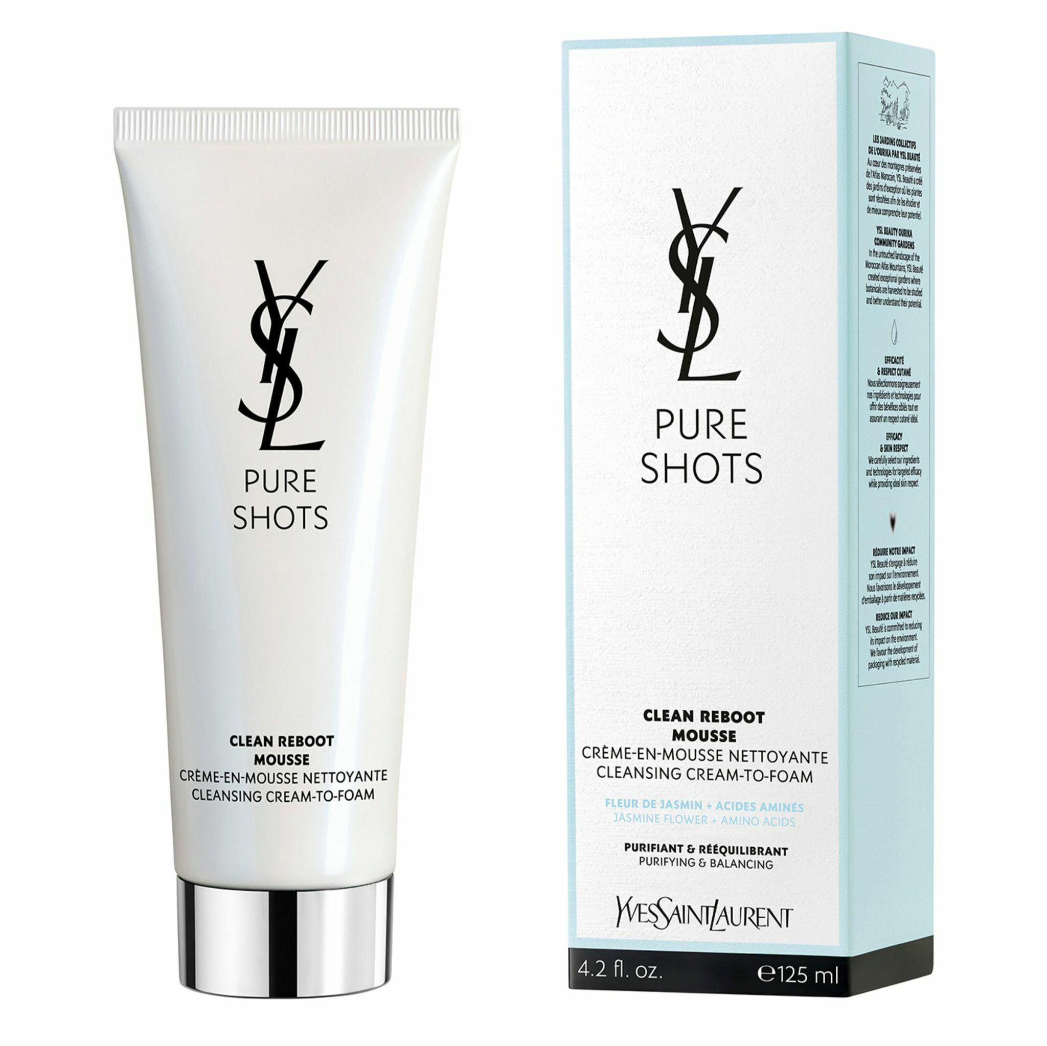 YSL clean reboot mousse 極效活萃淨透潔顏慕斯125ml