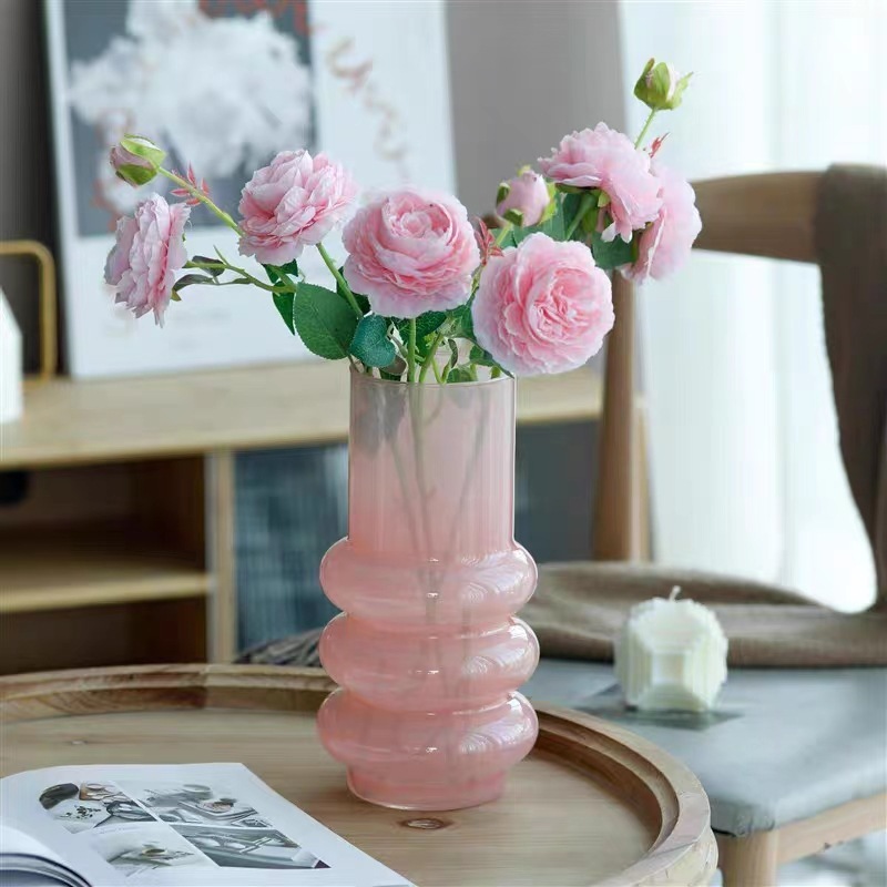 《3895》中古分頓玻璃裝飾花瓶