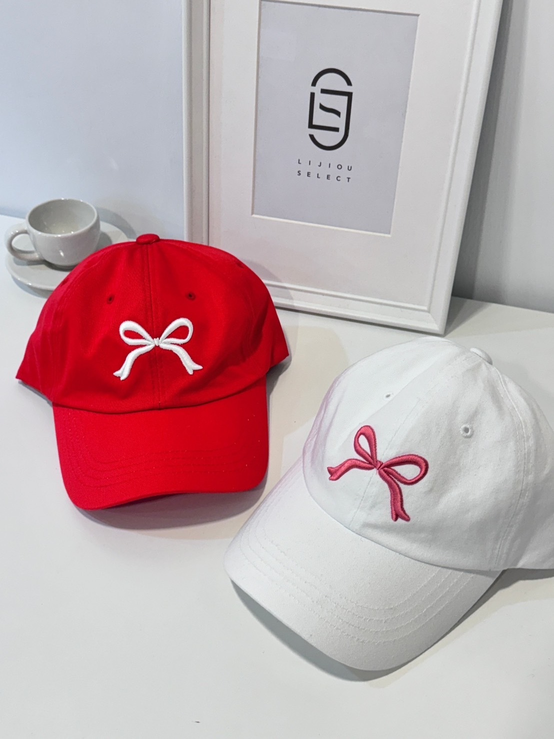 🇰🇷 蝴蝶啾啾 刺繡 棒球帽 鴨舌帽