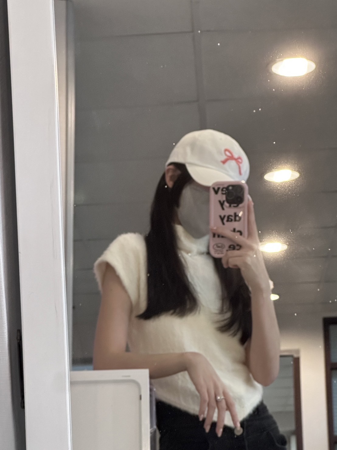 🇰🇷 蝴蝶啾啾 刺繡 棒球帽 鴨舌帽