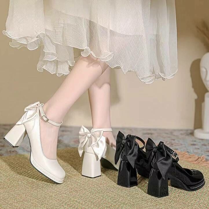 氣質大蝴蝶結高跟鞋