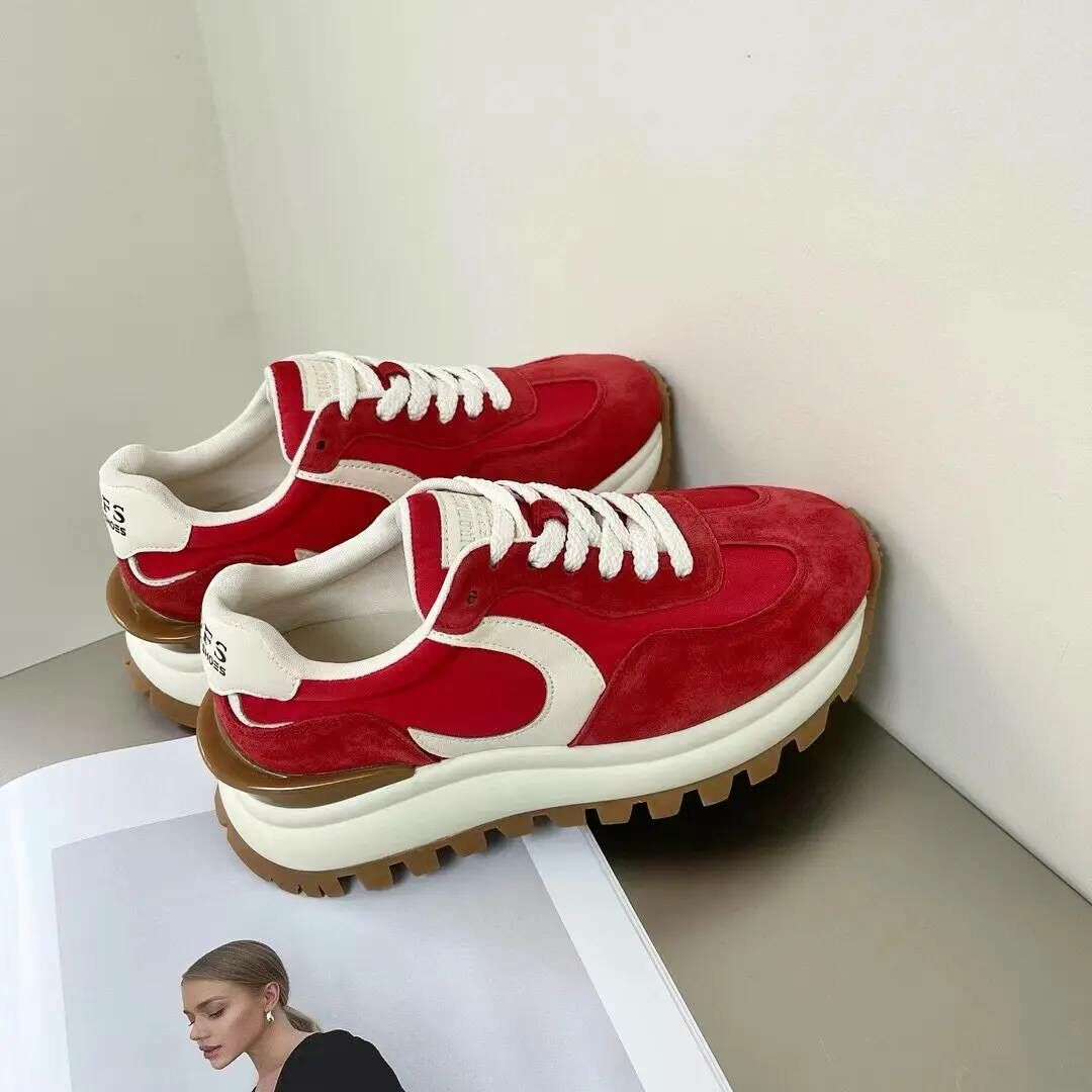 紅蘋果小牛皮休閒鞋