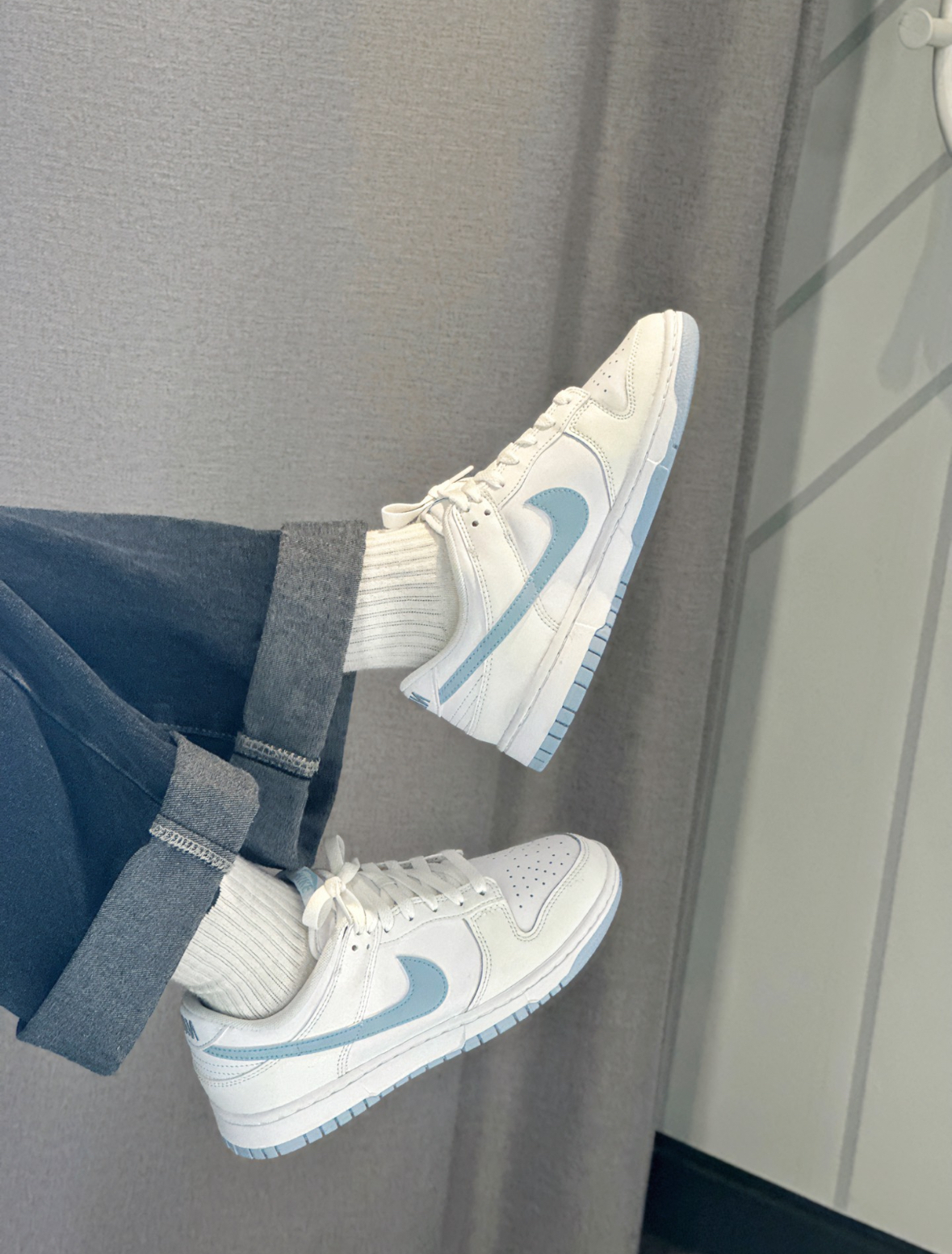 Nike Dunk Retro 奶油寶寶藍 奶油白 淺藍 皮革 男款 DV0831-109/預購