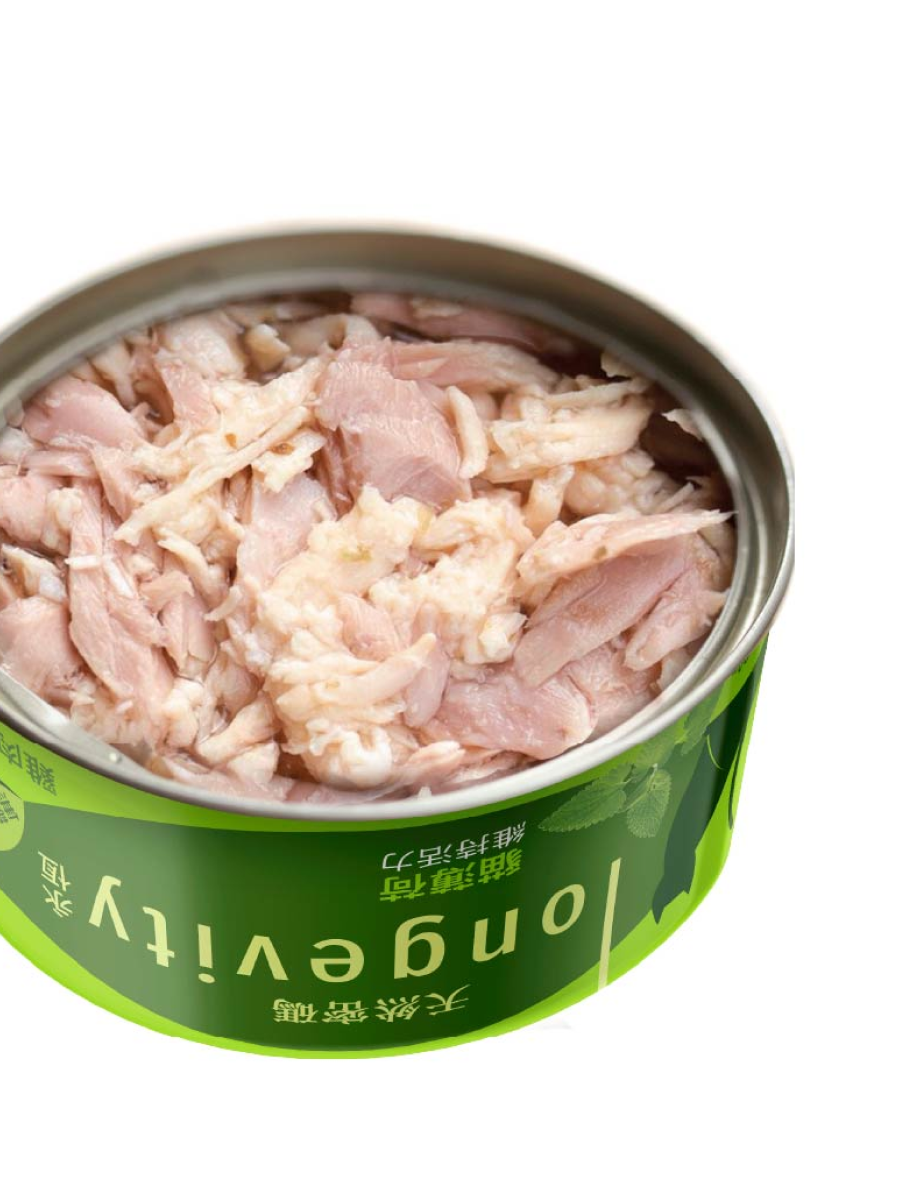 【天然密碼】永恆無穀貓咪主食罐｜貓薄荷 (白鰹魚+雞肉)