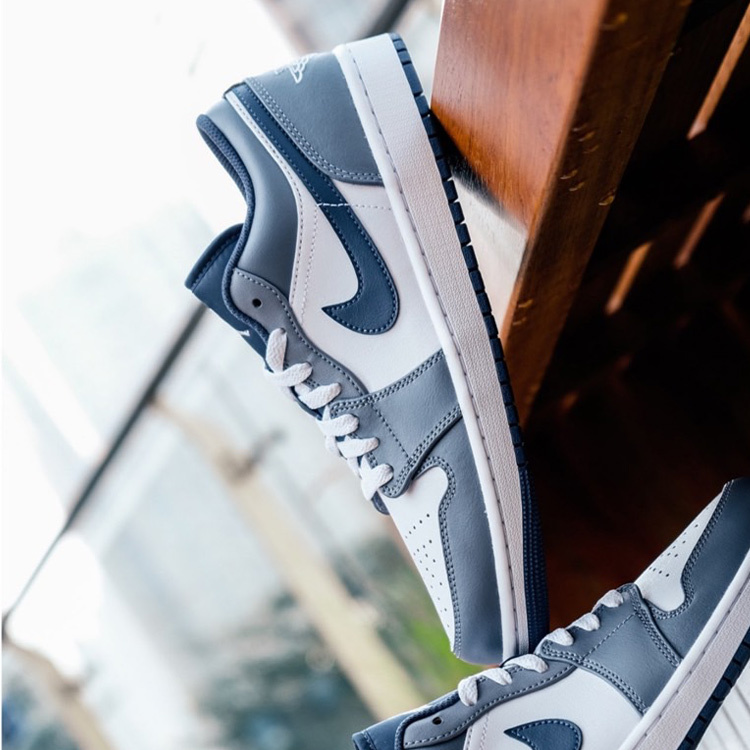 AIR JORDAN 1 LOW "GREYISH BLUES" 灰藍 男鞋 553558-414