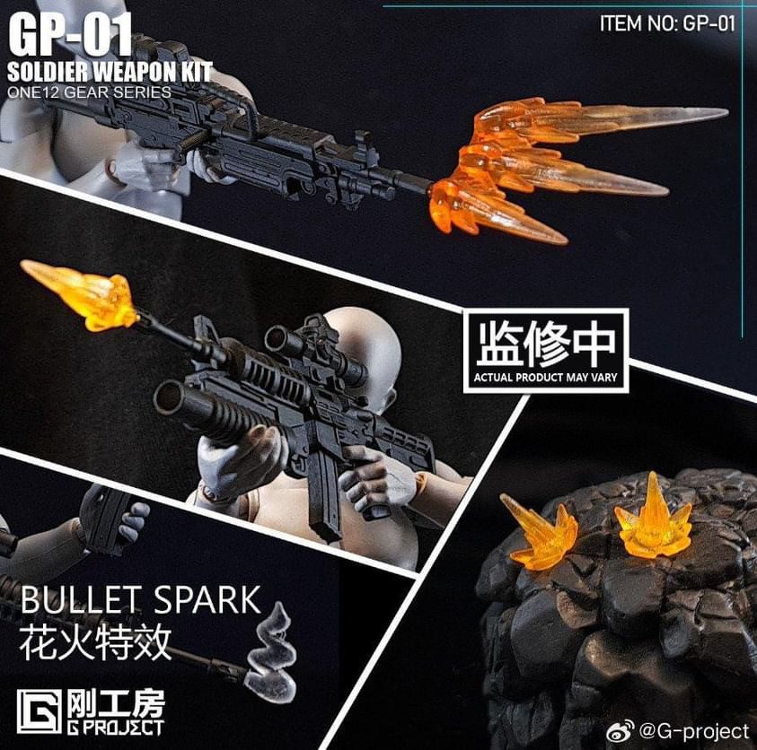 G-PROJECT 刚工房 Weapons Set (For Mafex Winter Soldier)
