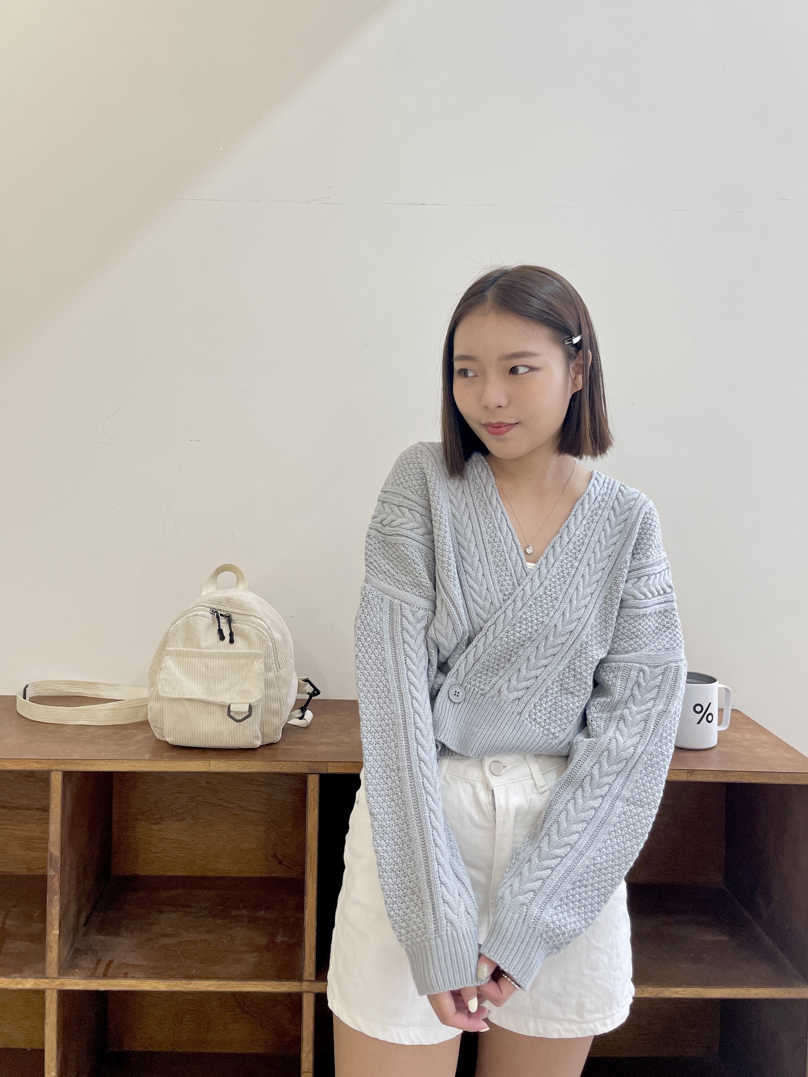 浪漫筆記麻花2ways罩衫