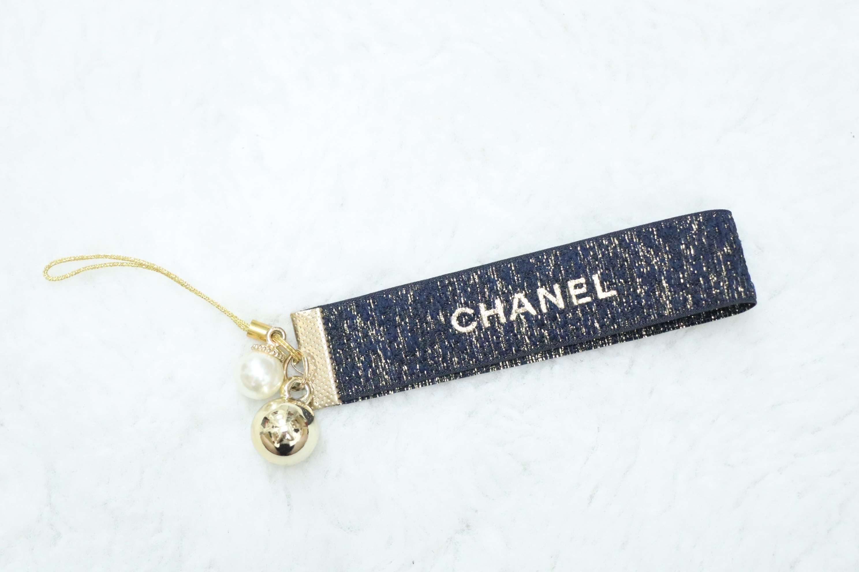 Chanel handmade 電話繩💙