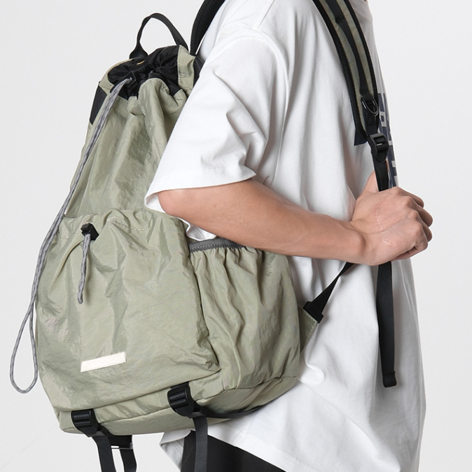 【BGGS010】日系輕尼龍束繩設計後背包