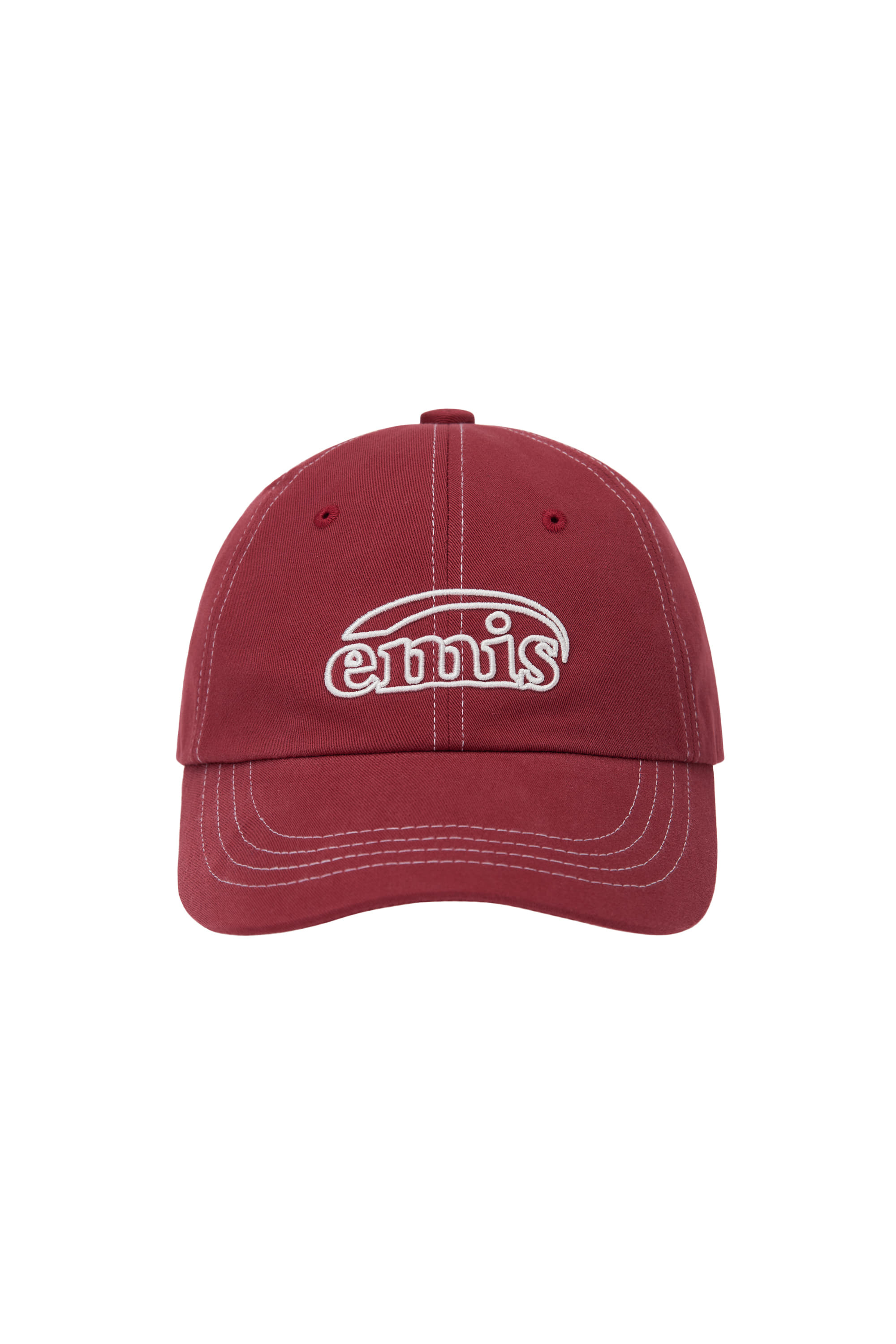 ☆EMIS\t☆ WHITE STITCH BALL CAPGREEN m1037_1334581 WHITE STITCH BALL CAP-NAVY - EMIS