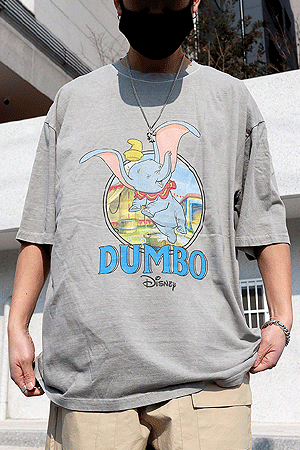 [DISNEY]迪士尼正品 小飛象著色短袖T恤