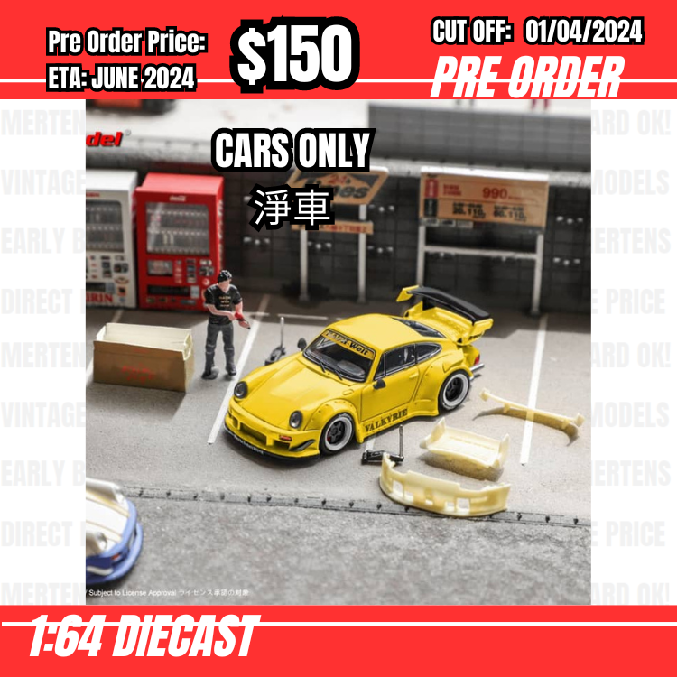 RS-$150  * Star Model * 1:64 RWB930 GT Wing Valkyrie Yellow [OD30/03]