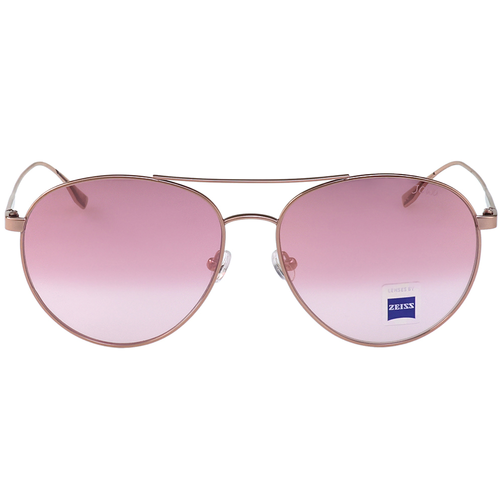 JC WU 純鈦 水銀面 墨鏡 太陽眼鏡(玫瑰金色)JC6007-3