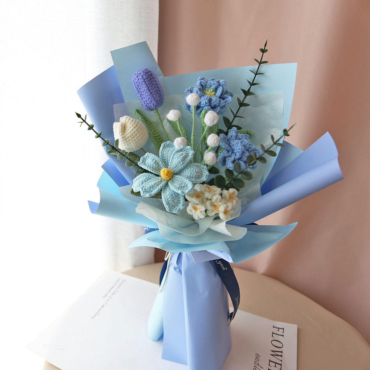 G21｜藍色系針織花束