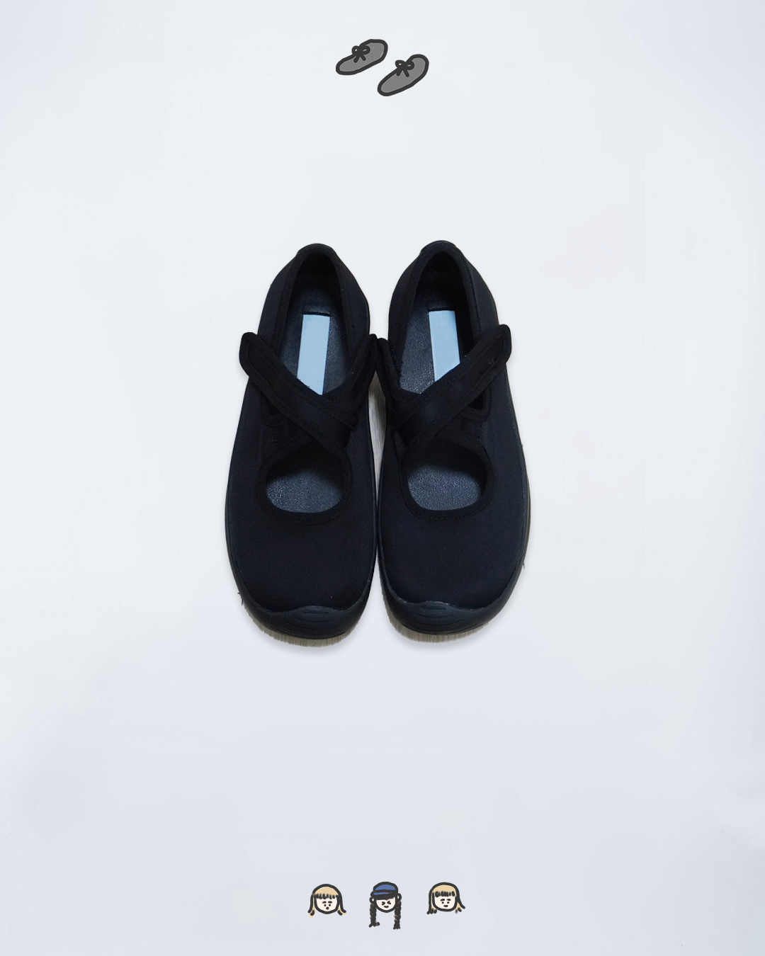 科技棉交叉帶忍者鞋