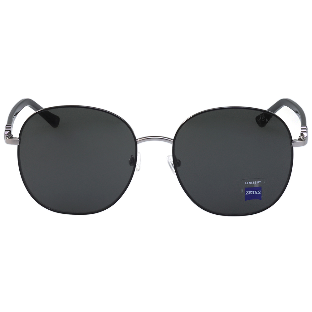 JC WU 墨鏡 太陽眼鏡(黑配銀色)JC6008-1