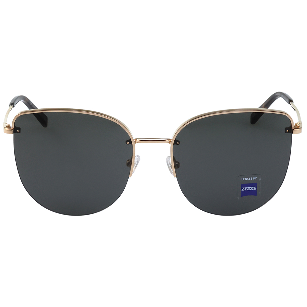 JC WU 純鈦 墨鏡 半框 太陽眼鏡(金色)JC6010-3