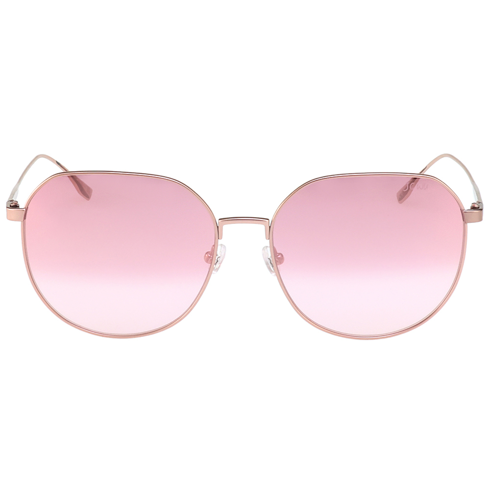 JC WU 純鈦 水銀面 墨鏡 太陽眼鏡(玫瑰金)JC6013-02