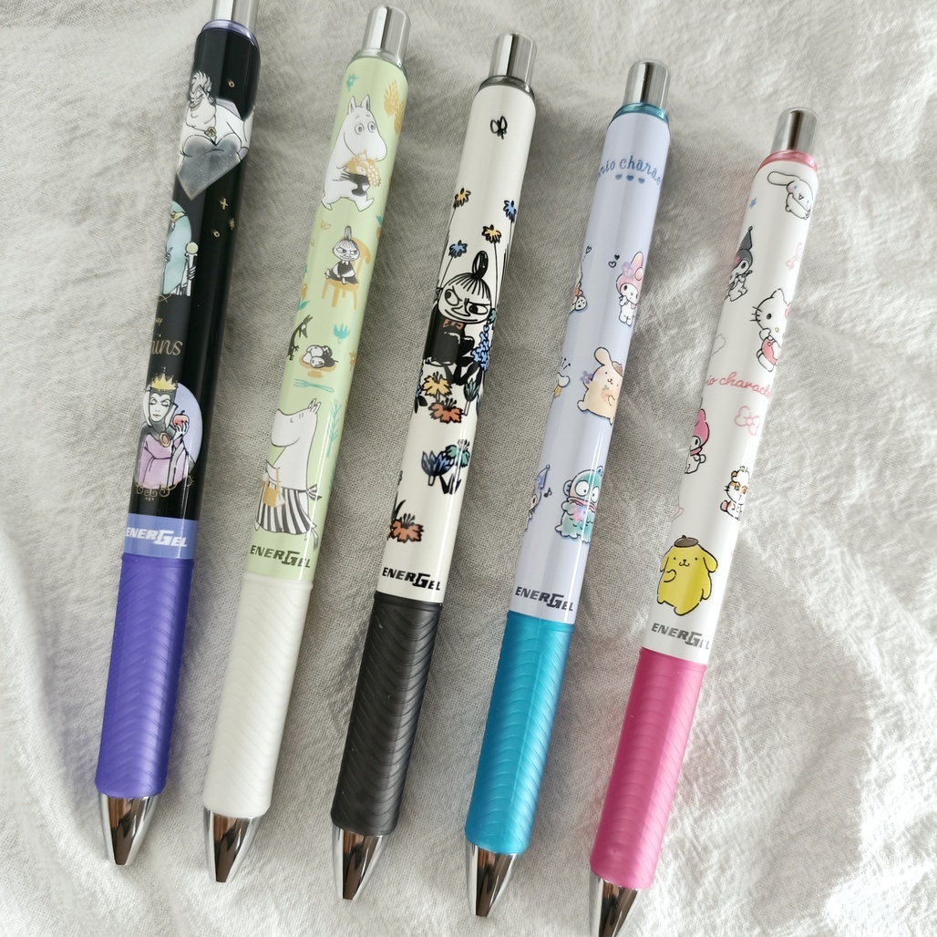 日本Pentel ENERGEL 極速鋼珠筆 0.5mm 卡通聯名款 共五款