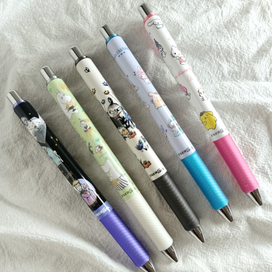 日本Pentel ENERGEL 極速鋼珠筆 0.5mm 卡通聯名款 共五款