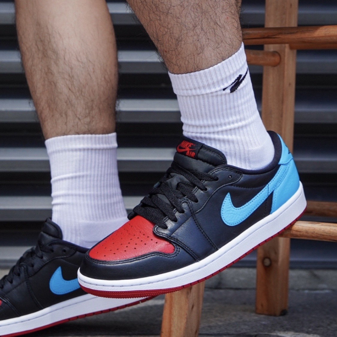 NICEDAY 現貨 Nike Air Jordan 1 OG 警燈 藍 紅 黑 男女尺寸 CZ0775-046