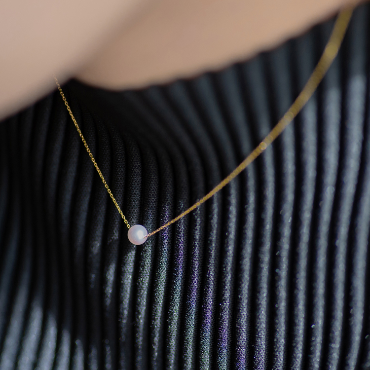 Akoya日本海水珍珠14K項錬