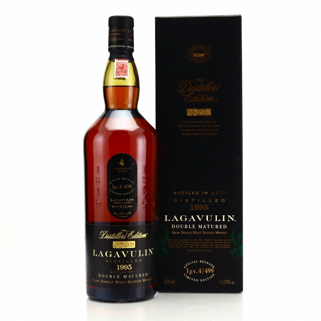 Lagavulin Distillers Edition 1995/2011 Release - 100cl/43%