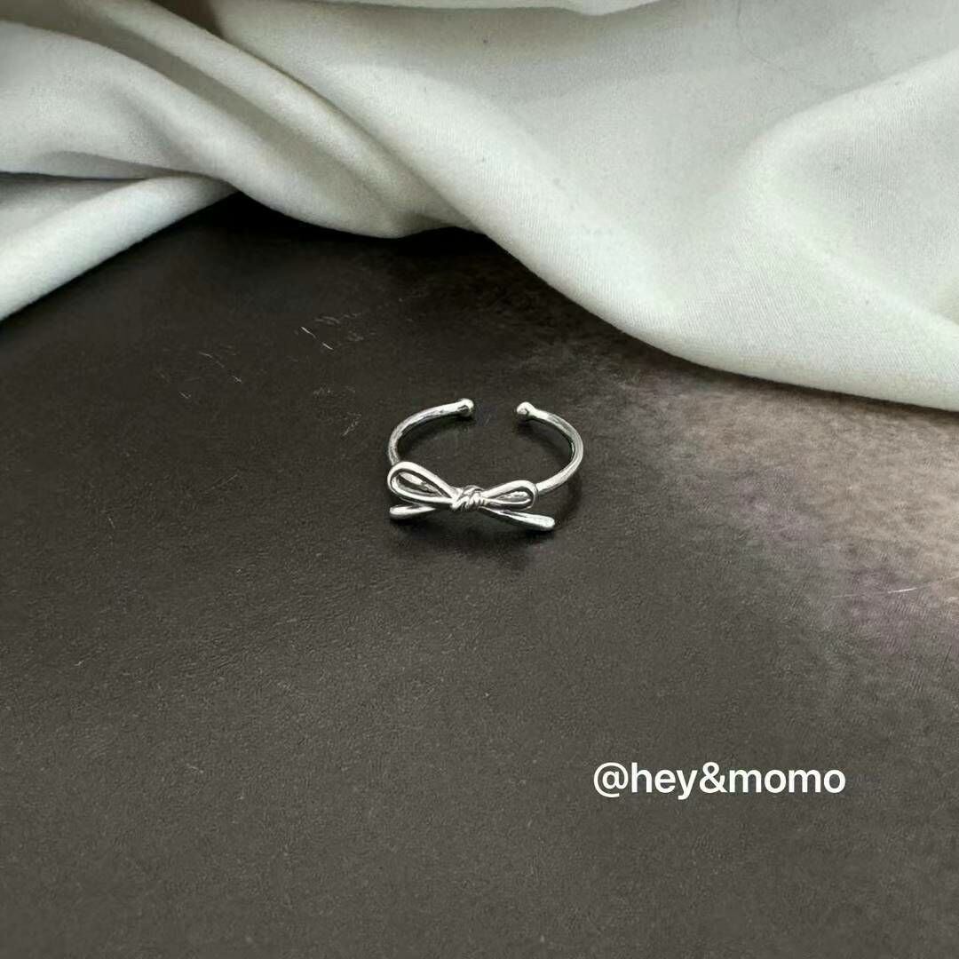 HM2409 氣質小蝴蝶結戒指