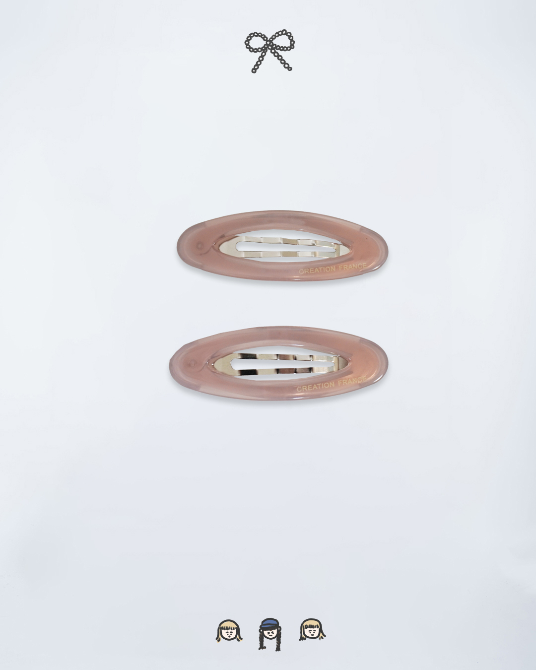 日常穿搭必備彩色小髮夾