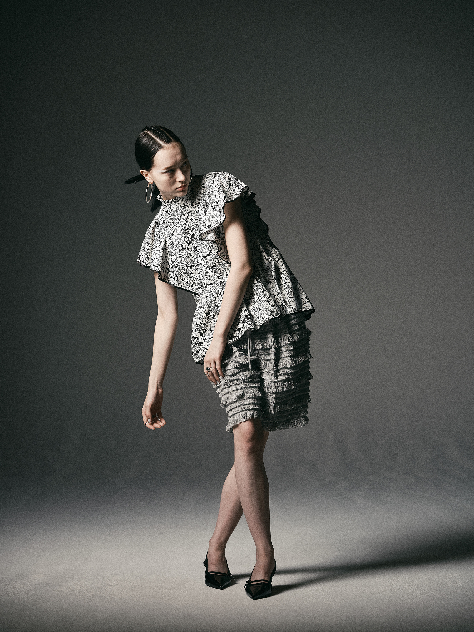 設計師羽毛造型短褲