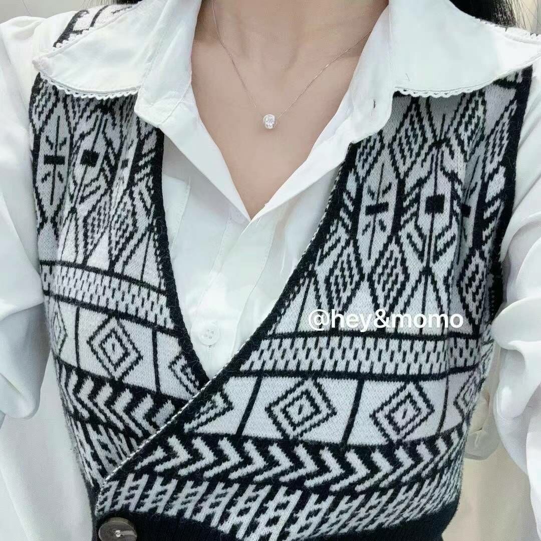 HM2431 時尚百搭銀球頸鏈