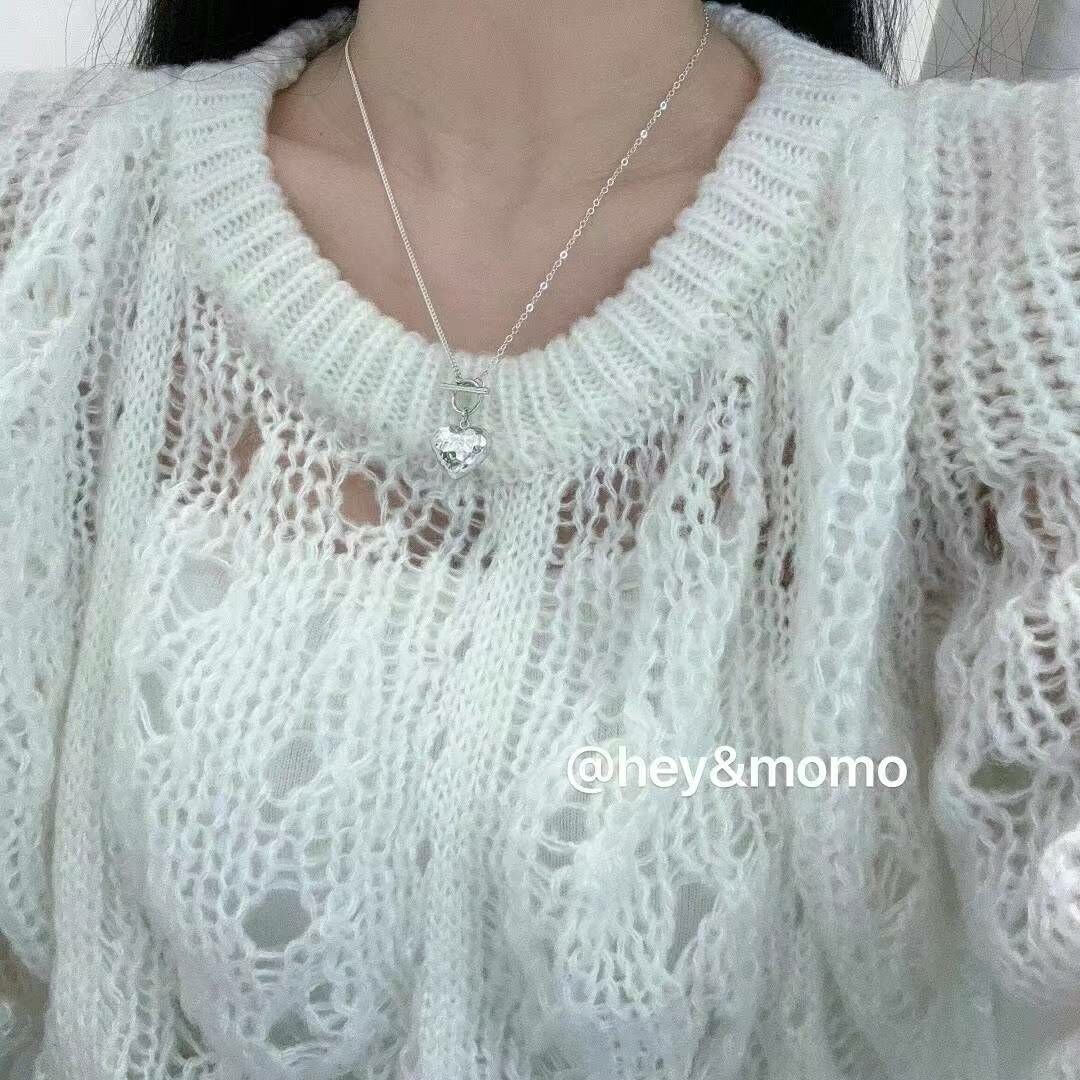 HM2435 氣質愛心吊墜頸鏈