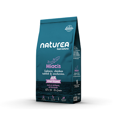 Naturea Miacis系列 全貓 三文魚 雞肉 兔肉 沙丁魚1.6/  5.5kg