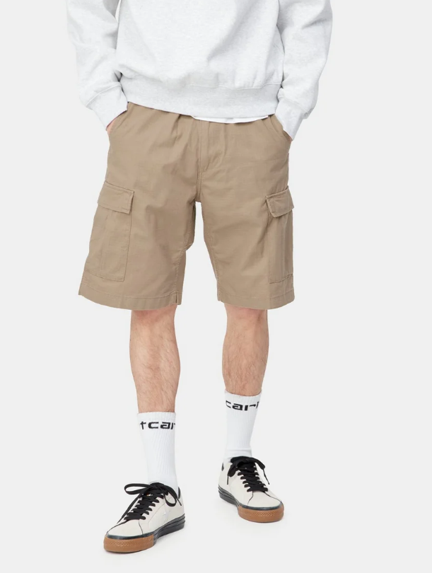 Carhartt WIP Aviation CARGO 工裝 口袋 工作 短褲 卡其色 I028245